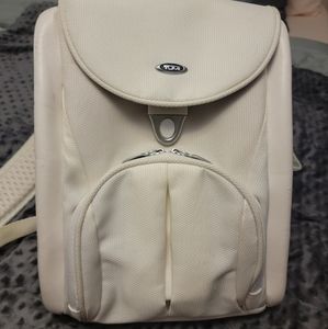 Tumi T3 white backpack